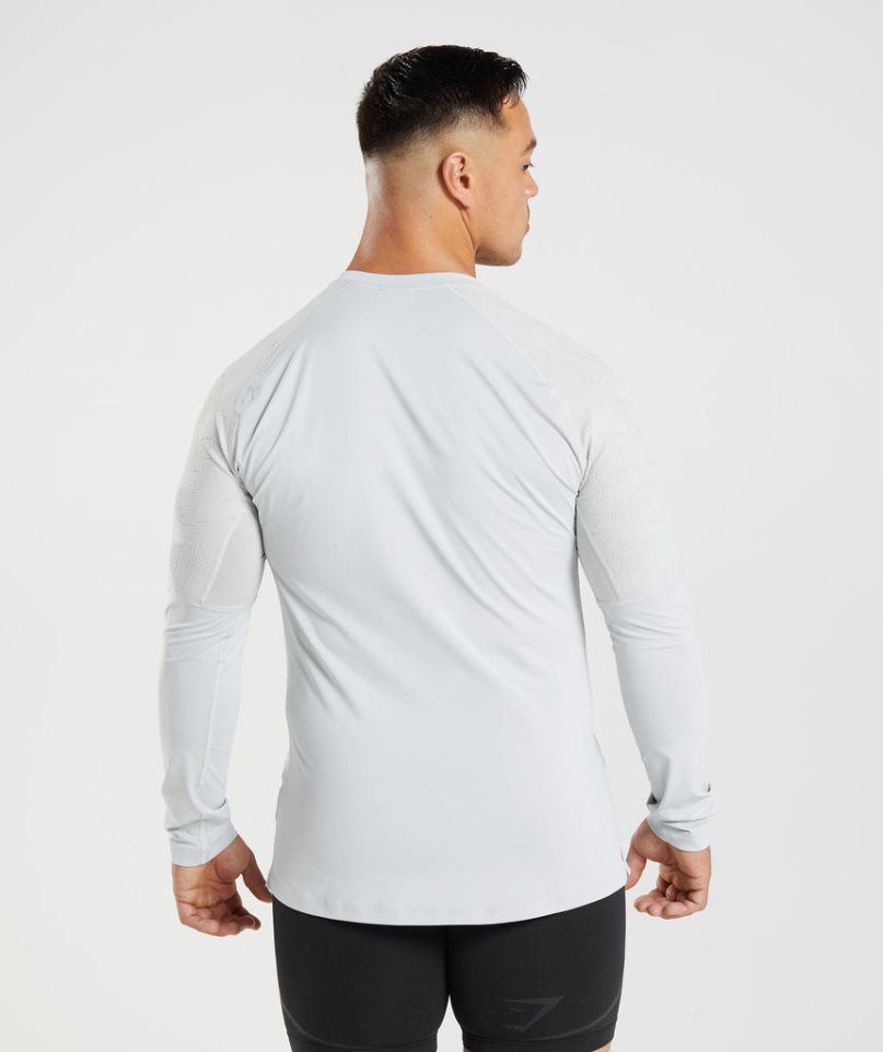 Koszulki Gymshark 315 Long Sleeve Męskie Głęboka Szare | PL 312ORN